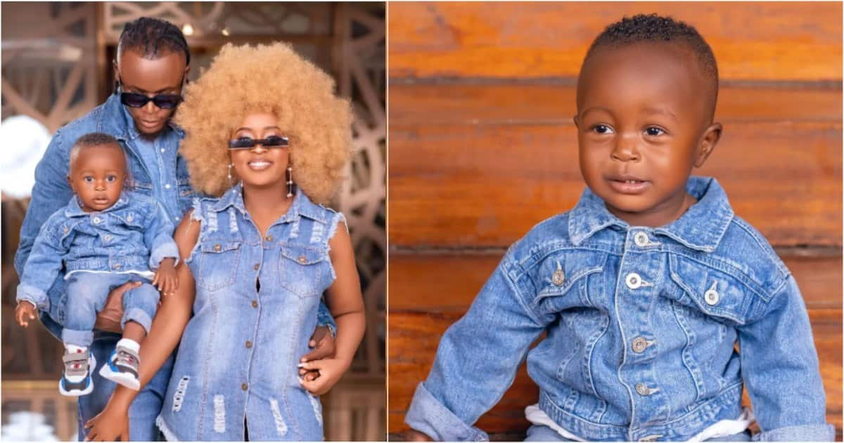 Nadia Mukami Arrow Bwoy Unveil Son S Face On His First Birthday