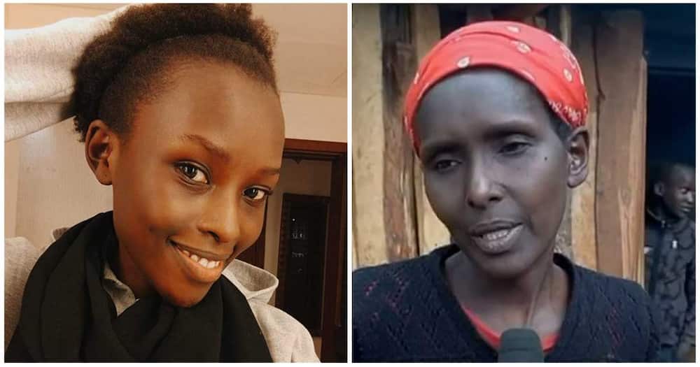 Diana Chepkemoi and her mother.