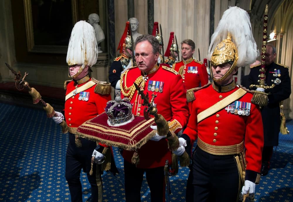 The Imperial State Crown is used at formal occasions, including the State Opening of Parliament