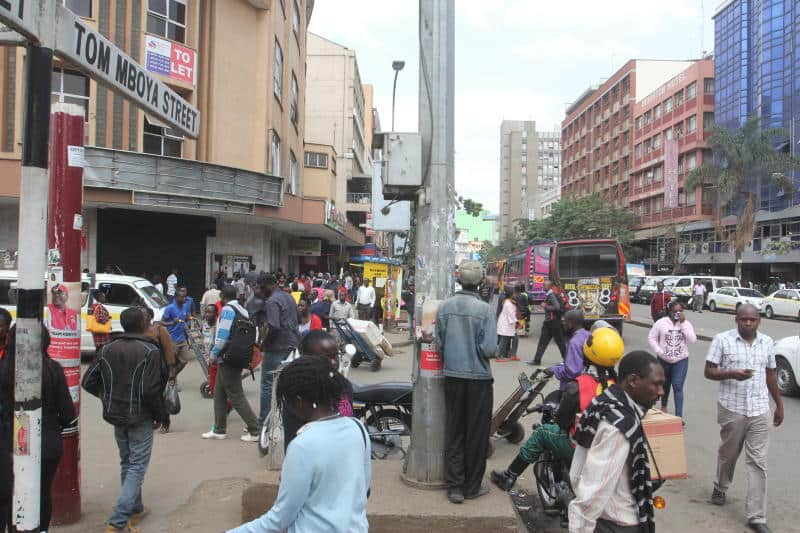 A group of youths has since come up with a brilliant idea to save Nairobians from the tension of walking around the CBD in fear of being robbed. Photo: NTV