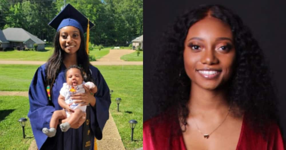 I started and finished my senior year with you - Mum proudly poses with daughter as she bags degree