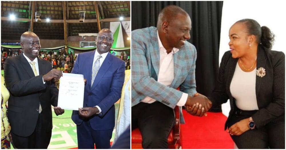 William Ruto, Rigathi Gachagua, Wangui Ngirici