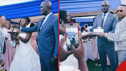 Otile Brown Graces His Bouncer's Beautiful Wedding, Performs for Couple Amid Cheers