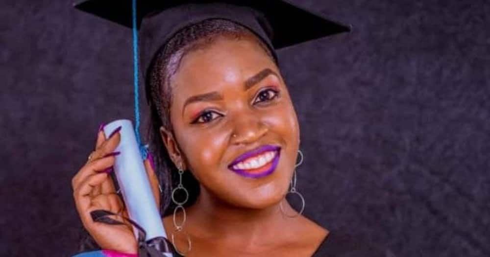 Madeline Khayati graduated from Kisii University.
