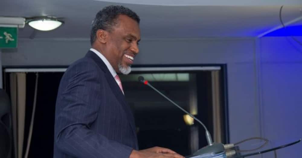 Noordin Haji speaking during the opening of the new ODPP offices.