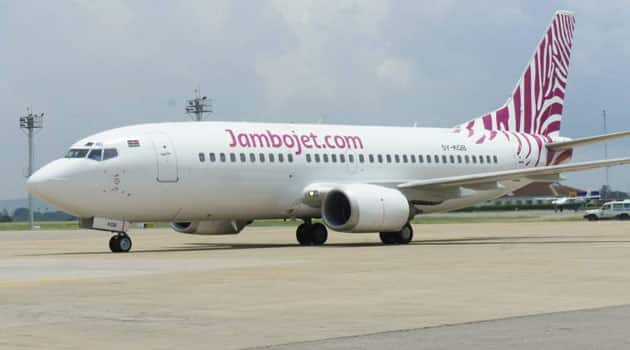 Jambojet flight to Kisumu returns to JKIA following bad weather
