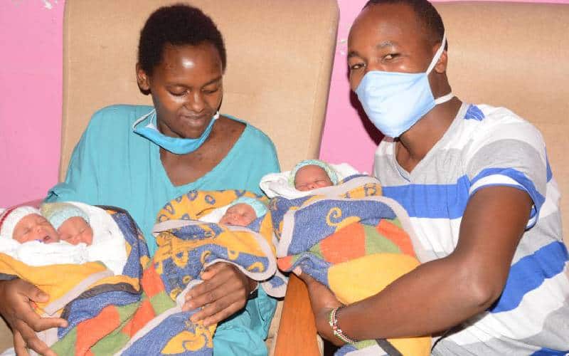 Double blessings: Woman gives birth to 4 babies after losing 2 children 2 years ago