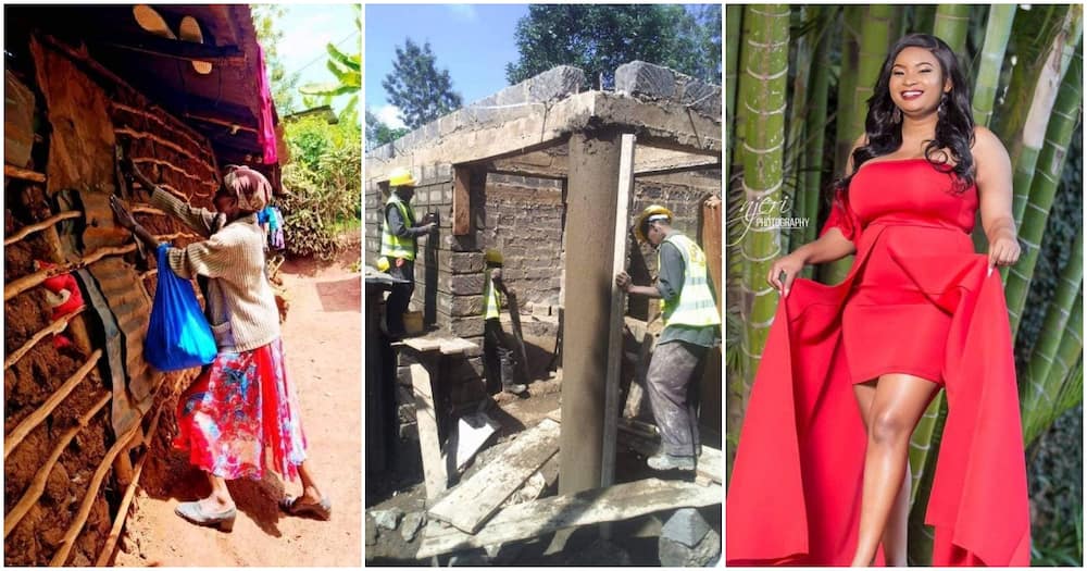 Triza Wanjiru Mwangi builds house for Kiambu family.