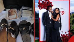 Eric Omondi’s Lover Lynne Buys Him Shoes, Underwear for His Birthday