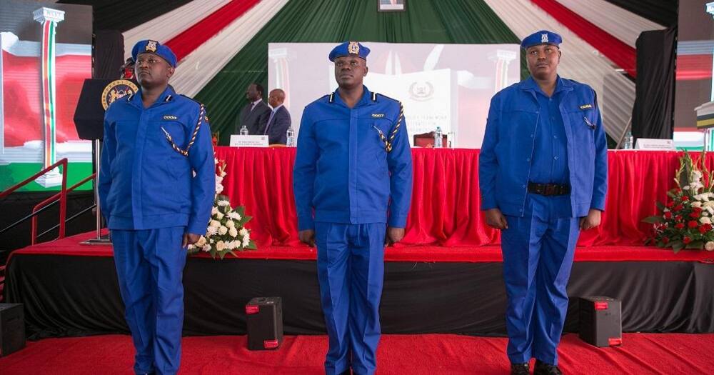 Moses Wetangula said there was a need to issue the uniforms centrally to prevent the production of replica uniforms. Photo: Star