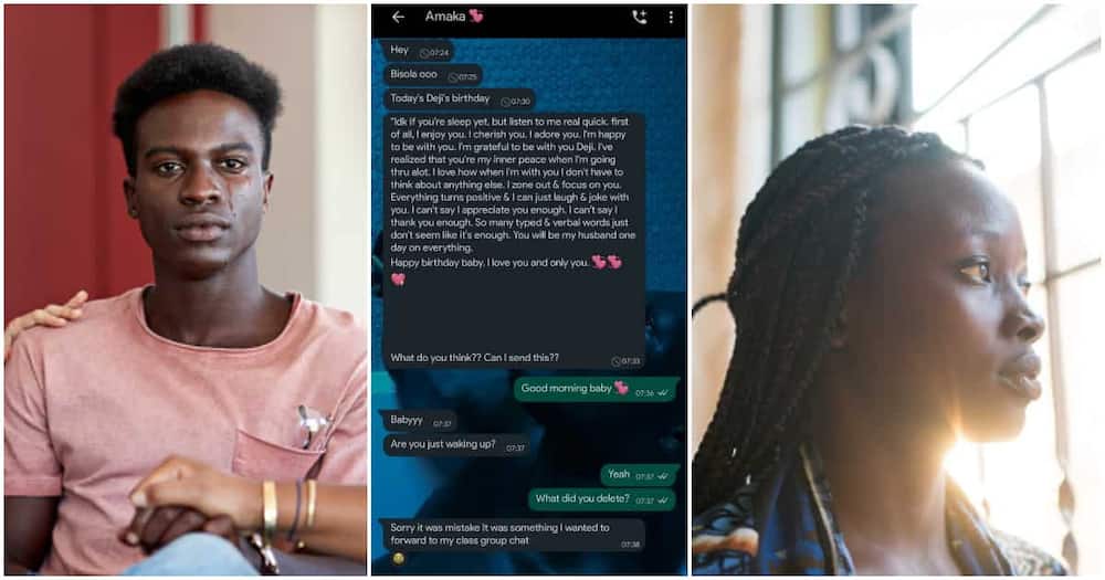 GB Whatsapp, cheating girlfriend, Amaka, Nigerian relationship drama