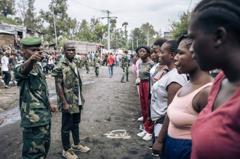 Young women are also volunteering to join the Congolese army