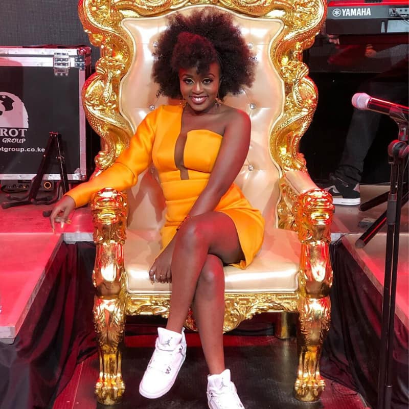 Nadia Mukami causes a stir online after crowning herself Kenya's best lyricist