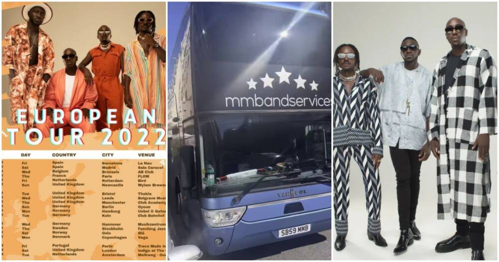 Sauti Sol Display Incredible RV Coach As New Home at Start of European Tour in Barcelona