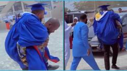 Proud Dad Carries Son On His Back at His Graduation: "Well Done My Son"