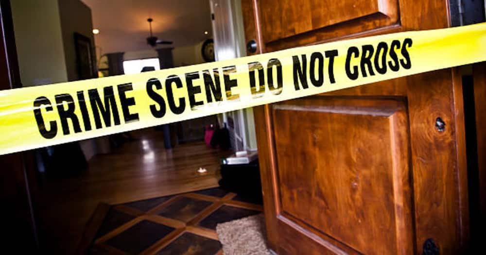 A crime scene tape. Photo: Getty Images.
