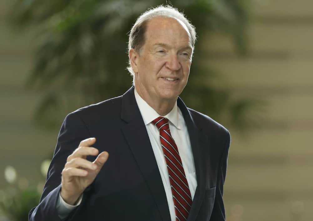 World Bank President David Malpass has been accused of being a 'climate denier' after he refused to answer if he believed manmade emissions contributed to global warming