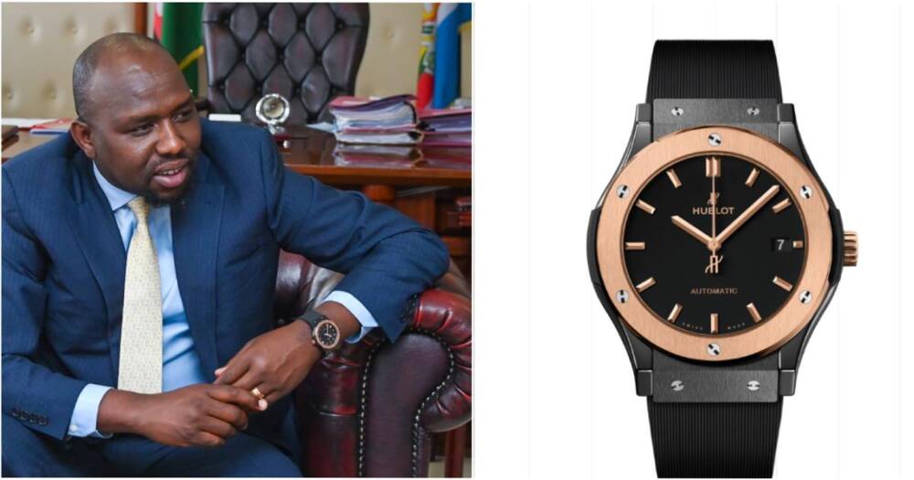 Kipchumba Murkomen's watch.