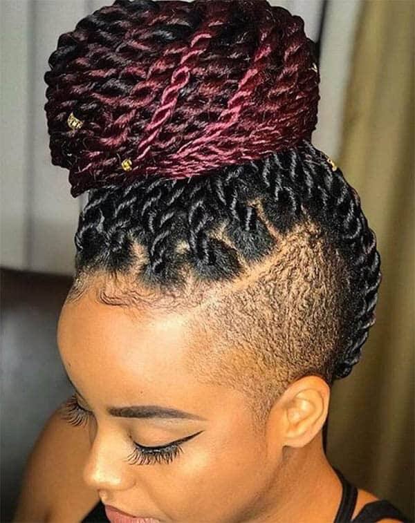 Latest fluffy kinky twists hairstyles that you should try out in 2020
