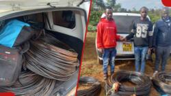 Nairobi: DCI Officers Intercept Vandals Rushing to Sell Safaricom Data Cables Vandalised in Makueni
