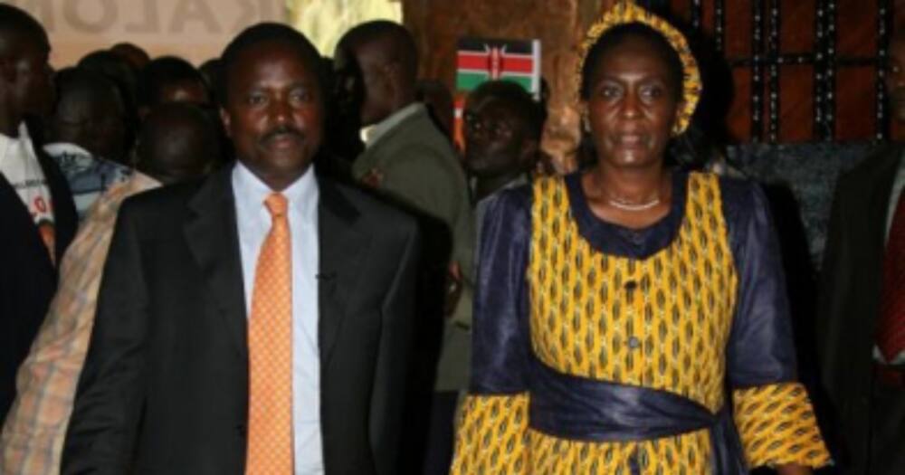 Kalonzo's wife Pauline has kept a low profile.