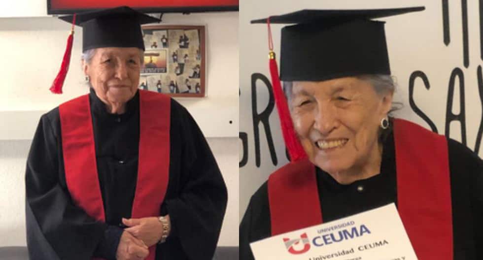 Maria Josefina graduated from college at 93.