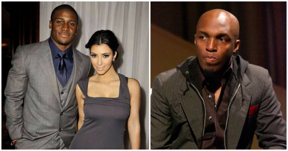 Kim Kardashian's 1st husband denies claims he gave her drugs when they eloped.