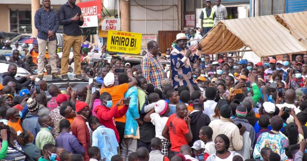 ODM leader Raila Odinga in Bungoma . Photo: Raila Odinga.