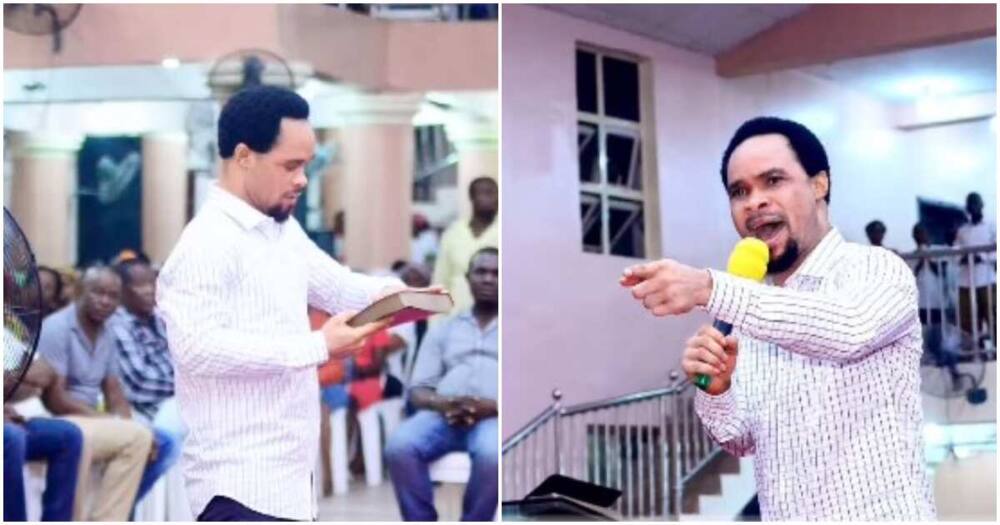 Moment Prophet Odumeje rebuked little boy for correcting his pronunciation of silver