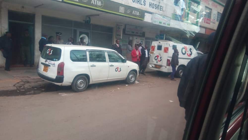 Van used in KSh 72 million heist found being painted from white to black in Kikuyu