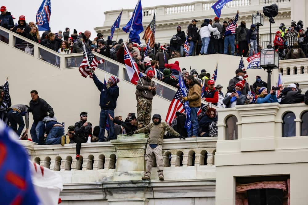 Pro-Trump supporters storm the U.S. Capitol on January 6, 2021