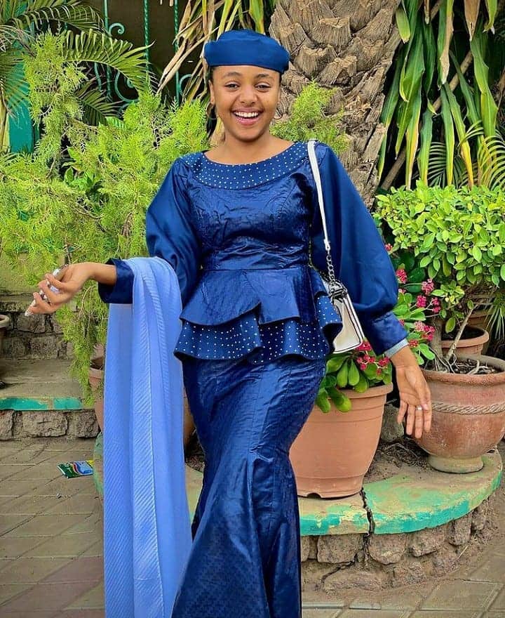 Fashion African Fashion Print Patchwork Dress Women Clothes Pocket Ladies  Bazin Nigerian Ankara Dress Split Long Robe Plus Size-Color2 | Jumia Nigeria