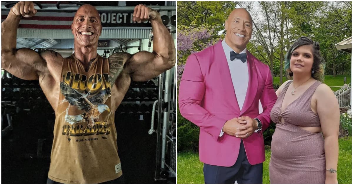 Is 'The Rock' as obese as a couch potato? Celebrity proof as to