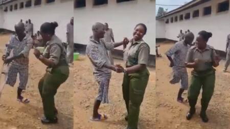 Power of Music: Physically Challenged Prisoner Downs Crutches for Dance with Female Warden in Adorable Video