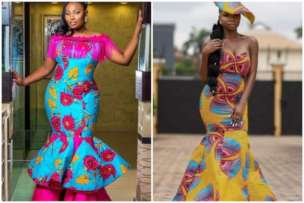 Classy Ankara long gowns