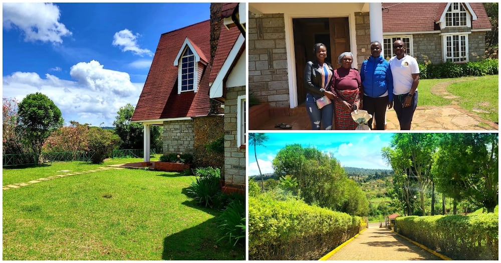 Silas Jakakimba, Wife Give Kenyans Glimpse of Donald Kipkorir's Cheptongei Mansion While Visiting His Mom