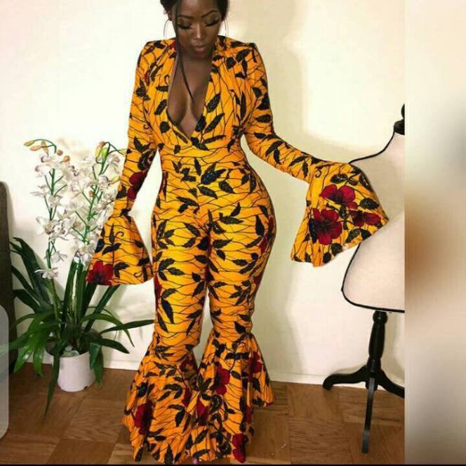 Ankara jumpsuit styles for ladies