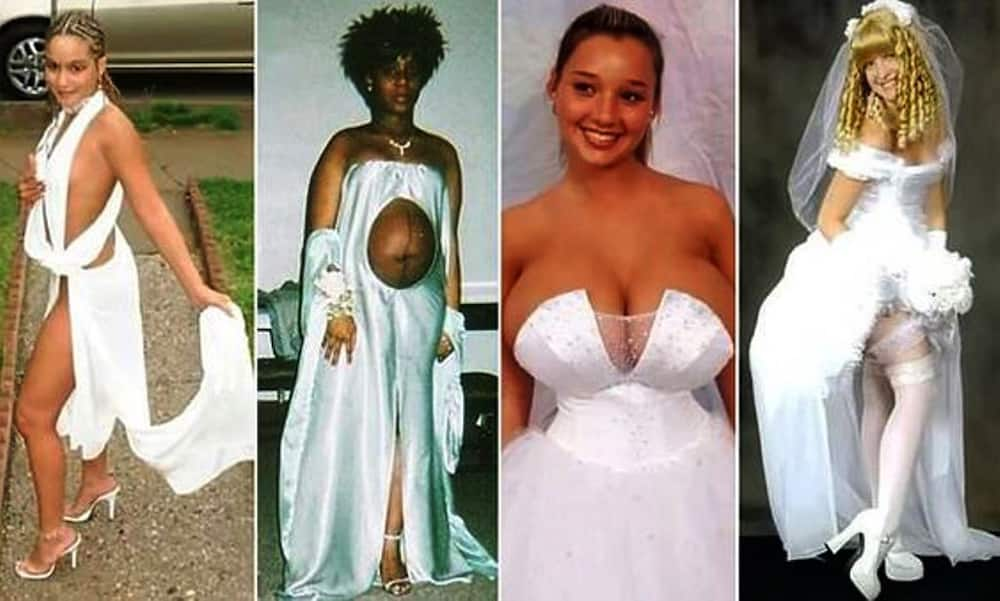 bizarre wedding dresses