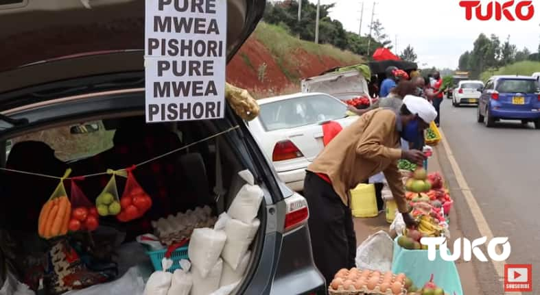 Sleek BMW, Mercedes, Prado owners throw pride aside, sell groceries from their vehicles as COVID-19 bites