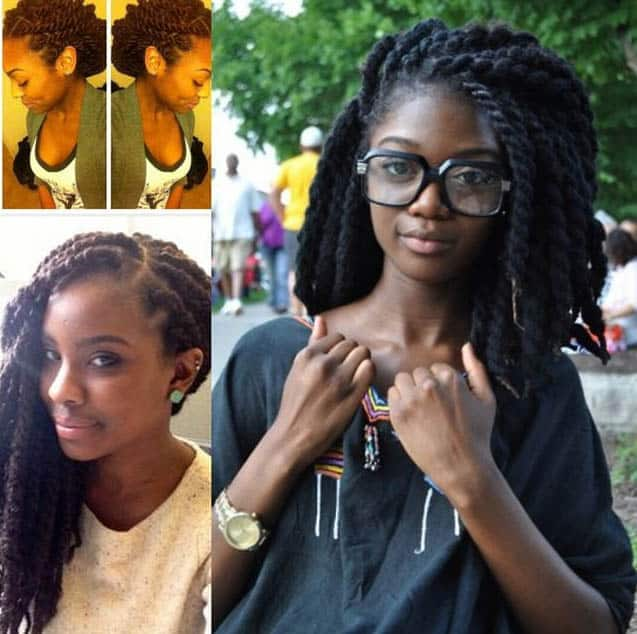 Latest Fluffy Kinky Twists Hairstyles In 2020 Ke 