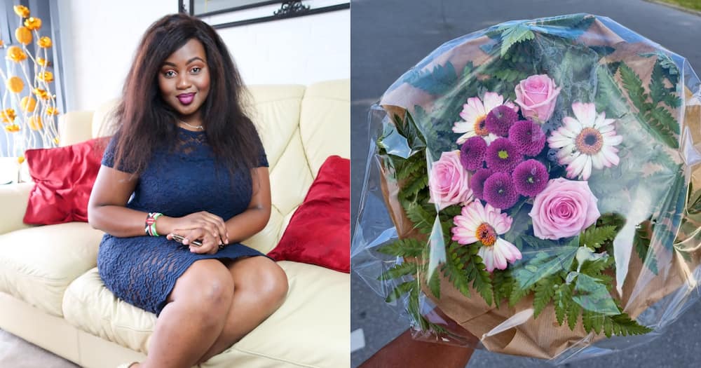 Kenyan Woman Gifted Beautiful Bouquet After Returning Handbag, Valuables to Customer