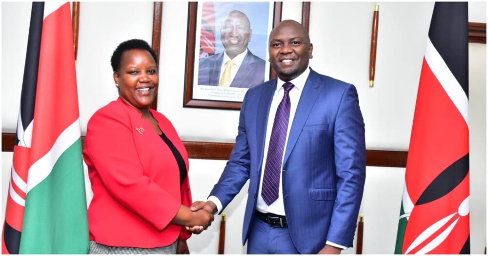 Vincent Cheruiyot and Florence Bore. Photo: Vincent Cheruiyot.