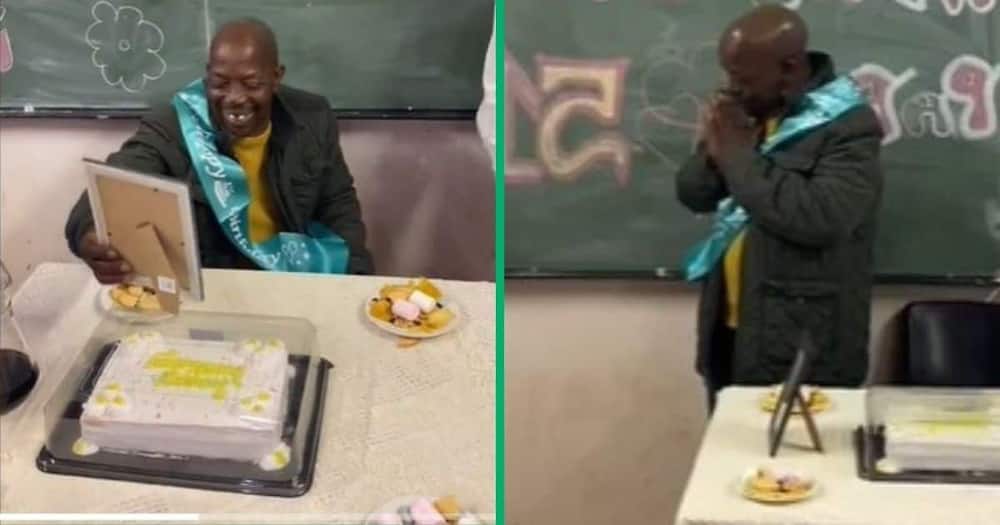 South African teacher get bday surprise
