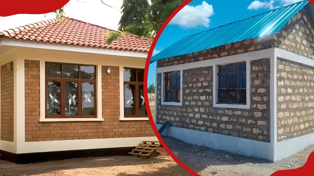 Simple house designs in rural Kenya