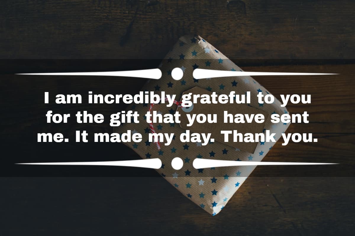 160+ Best Thank You Messages For Gift - WishesMsg