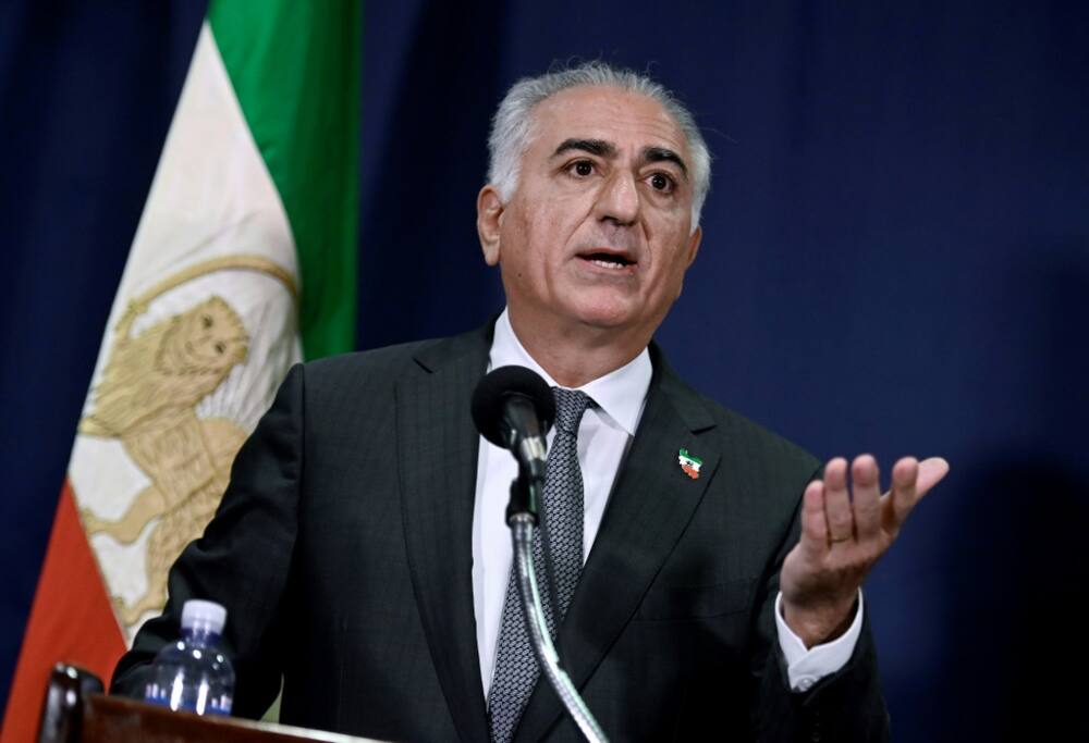 Reza Pahlavi, the son of the late shah of Iran, delivers an address in Washington on mass protests that have swept the country following the death of Mahsa Amini