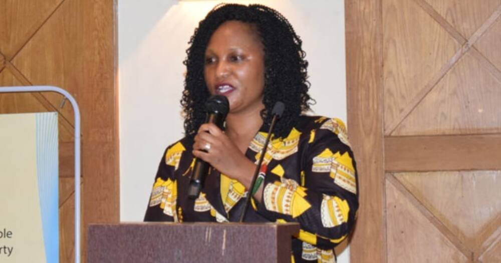 Registrar of political parties Anne Nderitu.