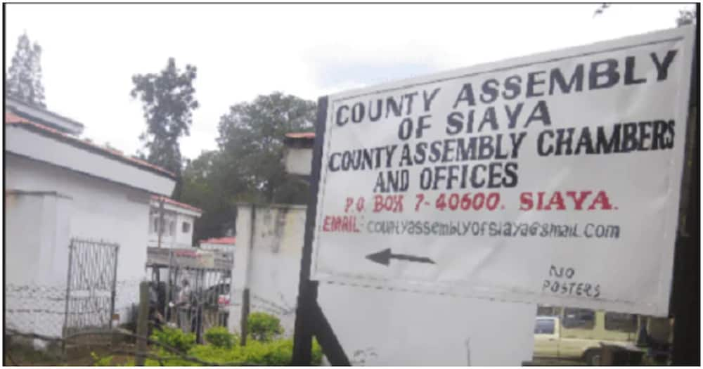 The ward representatives had earlier protested the move by KRA to slap their car grants with a 30%. Photo: Siaya County