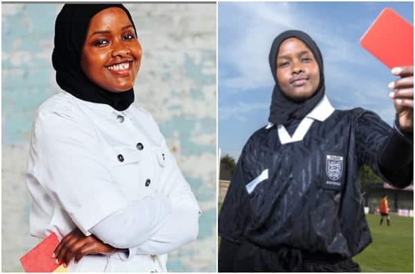 Meet young ambitious lady who became first female muslim referee in the UK