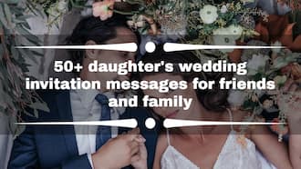 50+ daughter's wedding invitation messages for friends and family